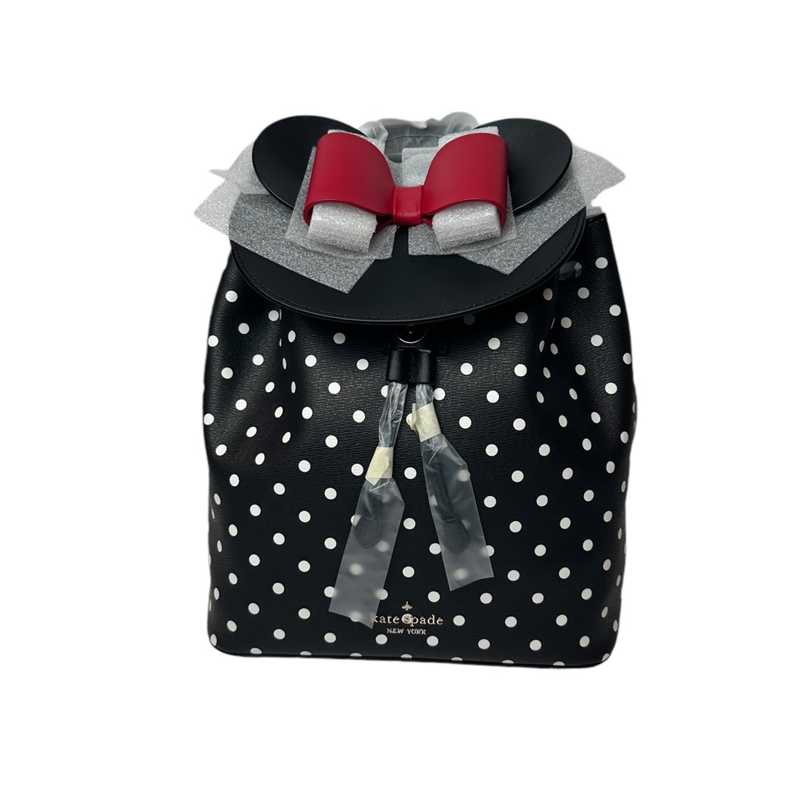 Kate Spade Disney Minnie Mouse Backpack Black With White Dots